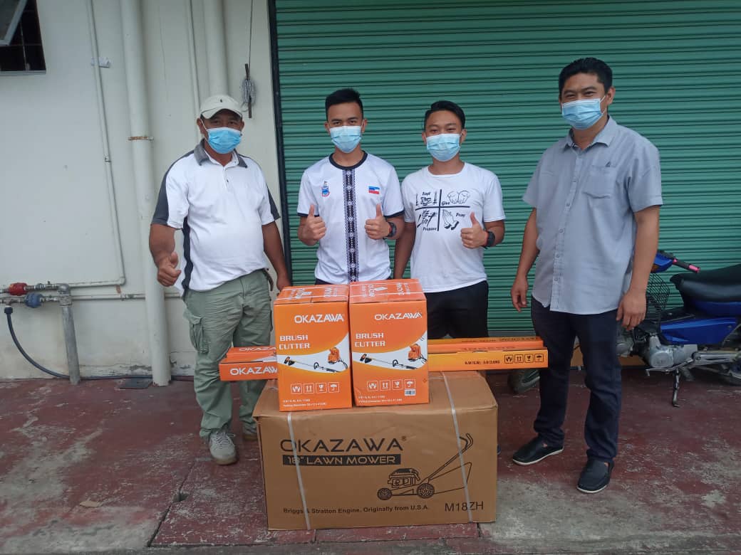 Adun Bingkor Sumbang Mesin Pemotong Rumput Portal Berita Online